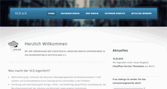 Desktop Screenshot of chauffeur-verband.de